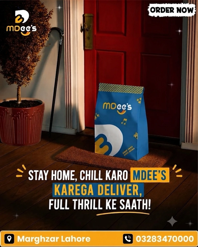 MDee's branded doorstep delivery order arrived hot and fresh